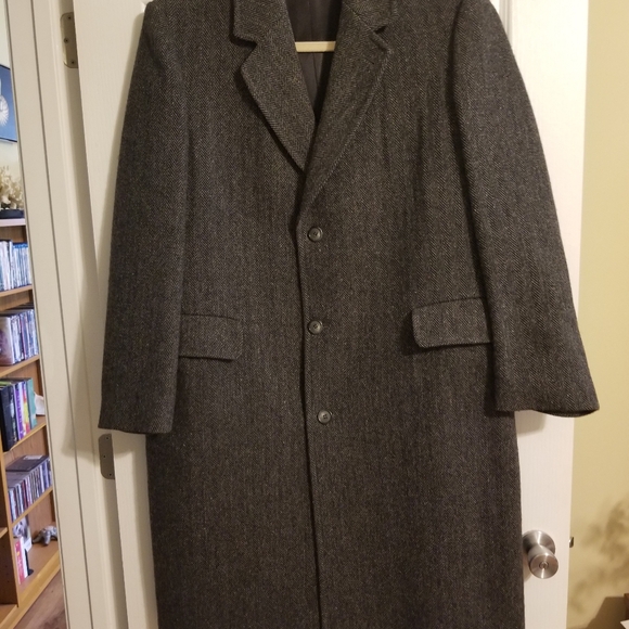LONDON FOG MEN'S 100% WOOL COAT - Picture 1 of 6
